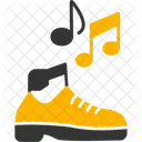 Musical Shoe Tap Music Icon