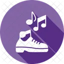 Musical Shoe Tap Music Icon