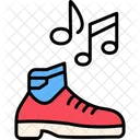 Musical Shoe Tap Music Icon