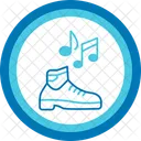 Musical Shoe Tap Music Icon