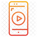 Musikvideo Musikplayer Videoplayer Symbol