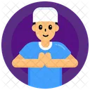 Worship Praying Man Muslim Man Icon