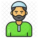 Muslim Man Avatar Icon