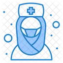 Muslim Nurse  Icon