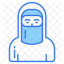 Muslim Woman Avatar Symbol