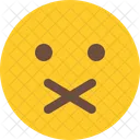 Closed Mouth Emoji Icon