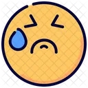 Muy Triste Emoji Icono