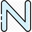 N Alphabet Letter Icon