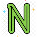 N N Letter Alphabet Icon