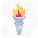 Olympics Torch Fire Lamp Fire Icon