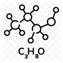 N Propanol Propanol Structure Propanol Equation Icon