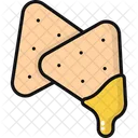 Nachos Tortilla Chips Snack Icon