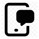 Nachrichten App Mobiler Chat Mobile Nachricht Symbol
