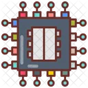 Nano Electronics Electronics Micro Circuitry Icon