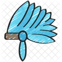 Native Head Dress Clothes Dinner Icon