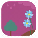 Flower Summer Night Icon