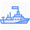 Naval Ship Warship Navy Vessel Icon