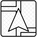 내비게이션 GPS 방향 아이콘