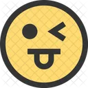 Necken Zunge Emoji Symbol