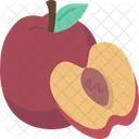 Nectarine Fruit Gourmet Icon