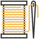 針、糸、裁縫 アイコン
