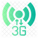 3 G Network Connection アイコン