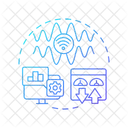 Network Analysis Network Monitoring Data Collecting Icon