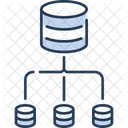 Netzwerk Datenbankverbindung Verbindung Symbol