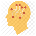 신경망 신경 인터페이스 신경 회로 아이콘