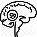 Neuroendocrine Pineal Gland Brain 아이콘