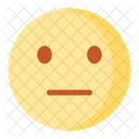 Neutral Expressionless Emoji Icono