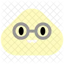 Nerd Emoji Emoticon Icono