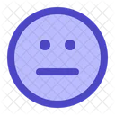 Neutral Emojis Emoticon Icono