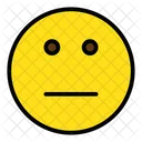 Neutral Emoji Emoticon Icono