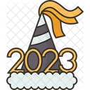 New Year Hat Icon