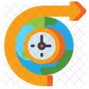 New Future Global Time World Change Time Icon