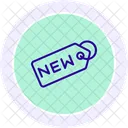 New Tag Line Icon Icon