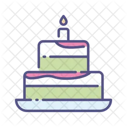 New Year Cake  Icon