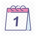 New Year Calendar Calendar January Icon