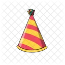 New Year Celebration Hat Birthday Cap Party Hat Icon