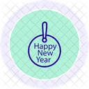 New Year Ribbon New Year Decoration Icon