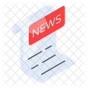 Newspaper Journalism Press Icon