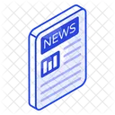 Newspaper Journalism Press Icon