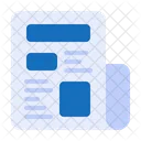 Newspaper Marketing Seo Icon