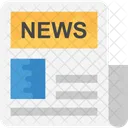 Newspaper Print Media Icon