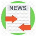 Newspaper Print Media Icon