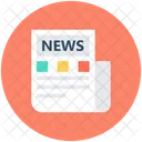 Newspaper News Article Icon