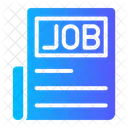 Newspaper Hiring Job Seeker Icon