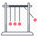 Newton Cradle Physics Science Icon