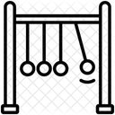 Newton Cradle Laboratory Physics Icon
